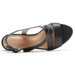 New Rockport Women'S Tabitha Slingback Heel Black
