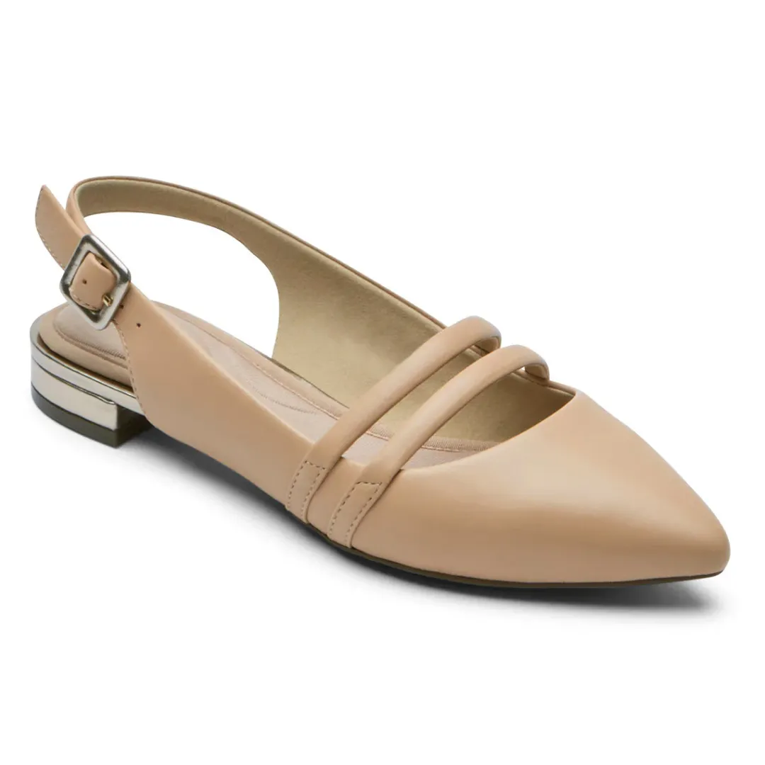 Discount Rockport Women'S Total Motion Adelyn Strappy Slingback Shoe Farro