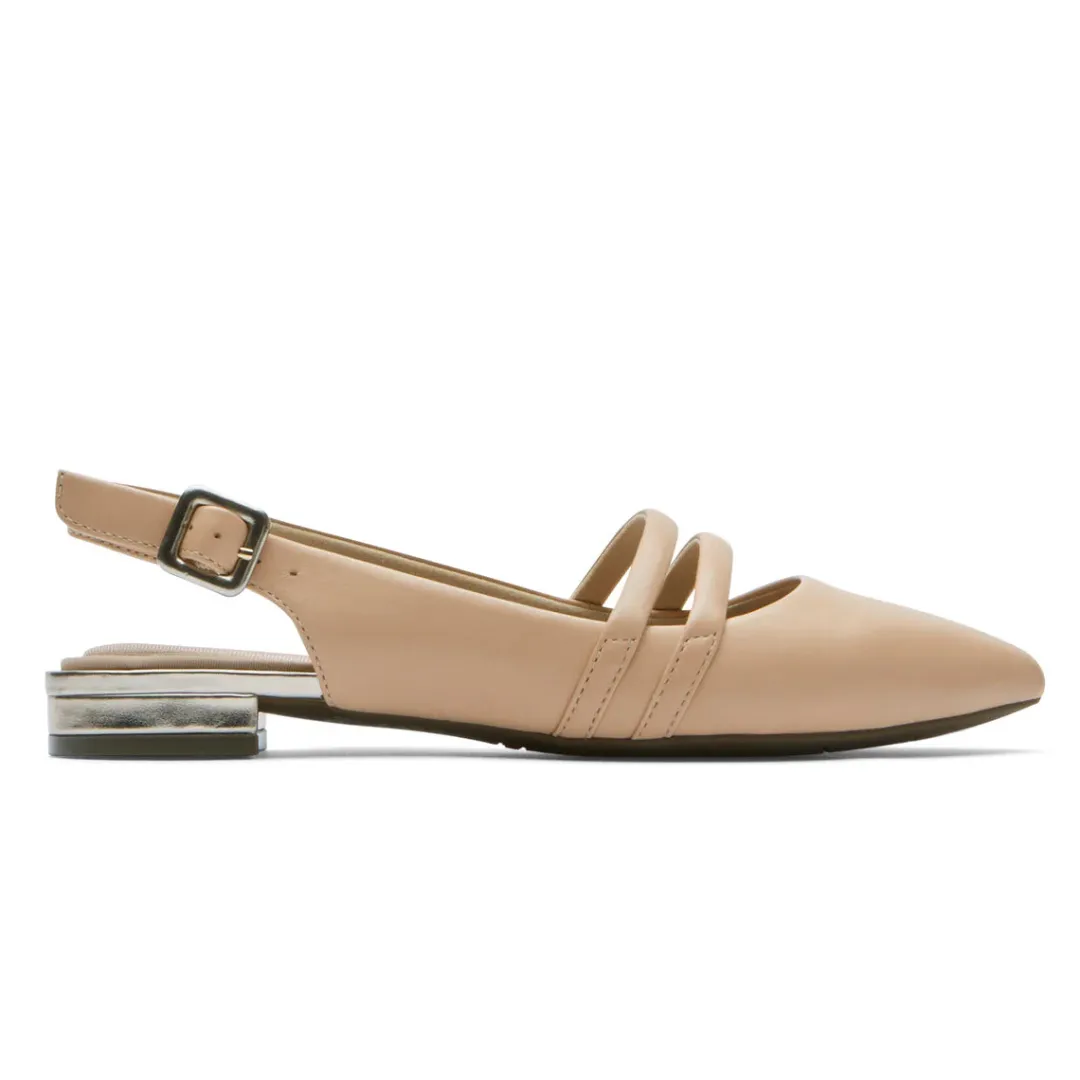Discount Rockport Women'S Total Motion Adelyn Strappy Slingback Shoe Farro