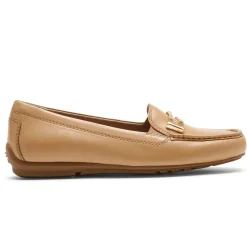 Outlet Rockport Women'S Total Motion Driver Ornament Loafer Macadamia
