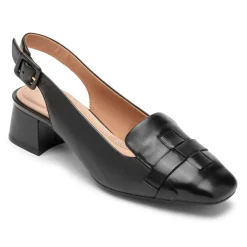Clearance Rockport Women'S Total Motion Esma Woven Heel Black