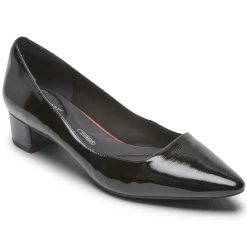 Hot Rockport Women'S Total Motion Gracie Heel Black Patent