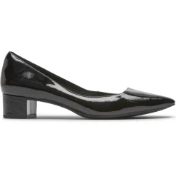 Hot Rockport Women'S Total Motion Gracie Heel Black Patent