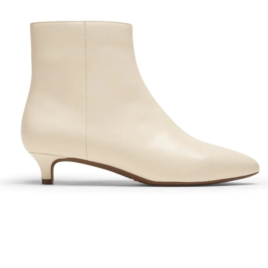 New Rockport Women'S Total Motion Kailyn Bootie Vanilla Lthr