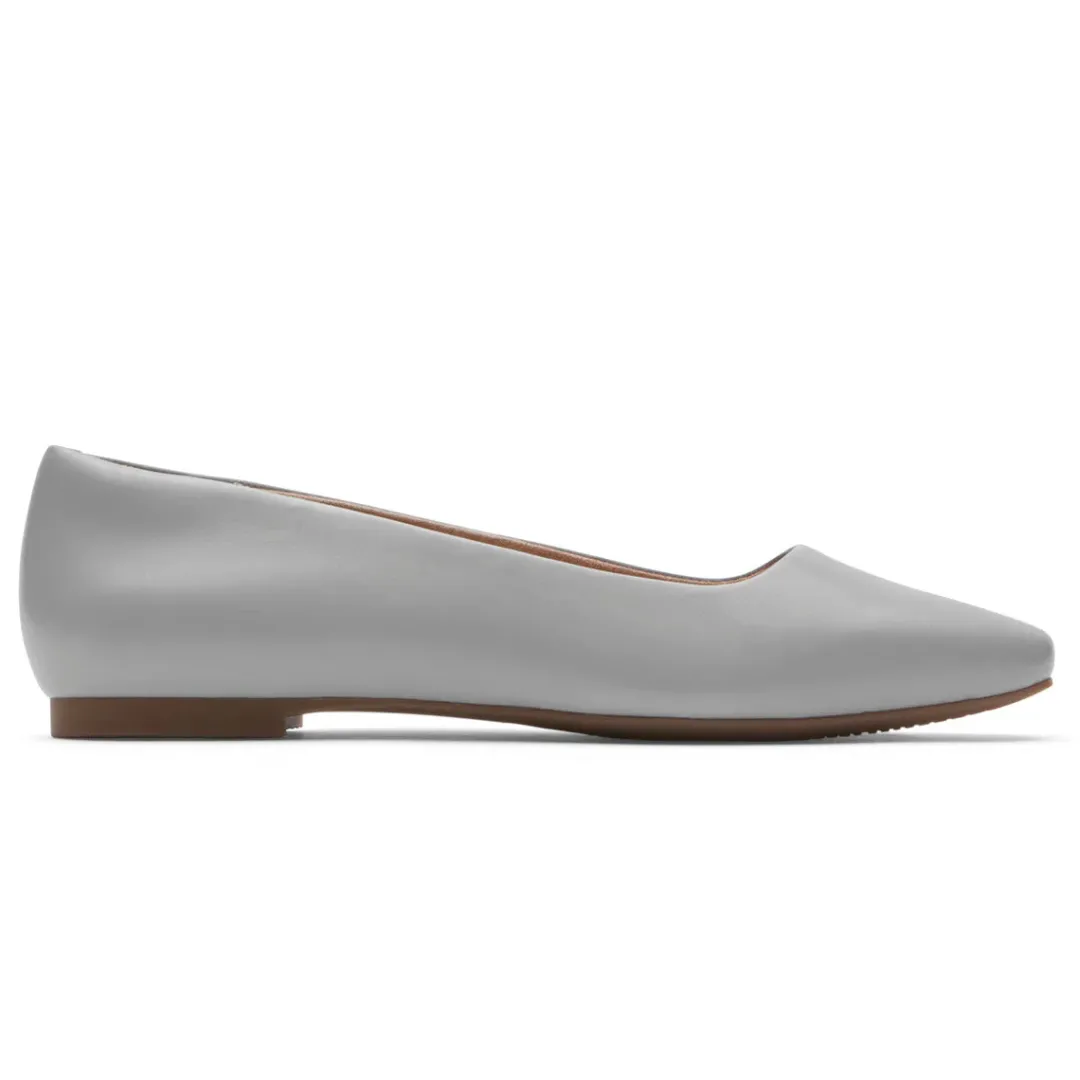 New Rockport Women'S Total Motion Laylani Plain Ballet Flat Waterfall