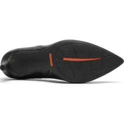 New Rockport Women'S Total Motion 75Mm Pieced Heel Black/Lizard