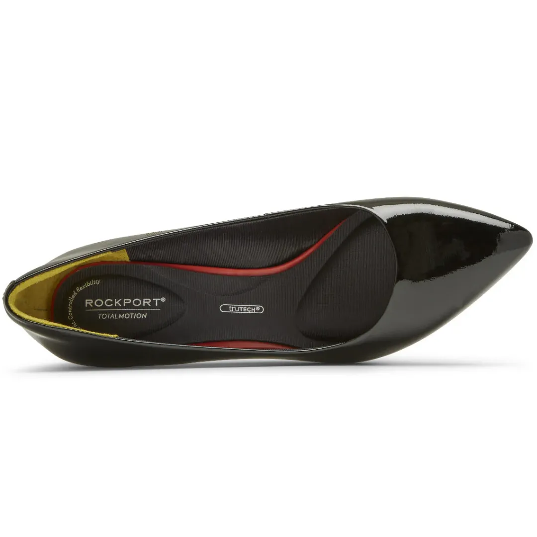 Best Rockport Women'S Total Motion Sheehan Heel Black Patent Lthr