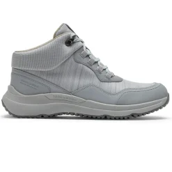 Sale Rockport Women'S Total Motion Trail Waterproof All-Weather Hiker Boot Grey Textile Wp Eco