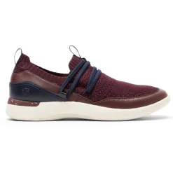 Clearance Rockport Women'S Truflex Fly Washable Bungee Sneaker Oxblood