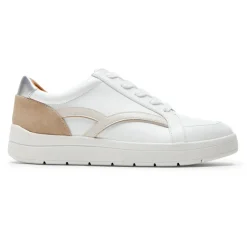 Hot Rockport Women'S Truflex Navya Retro Sneaker White Textile/Synthetic Eco