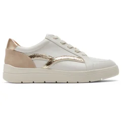Best Rockport Women'S Truflex Navya Retro Sneaker White Party Textile/Synthetic