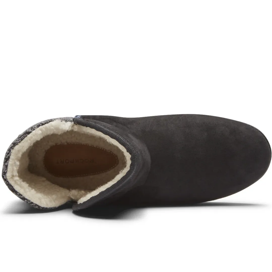 Discount Rockport Women'S Trutech Veda Slipper Boot Black Grey
