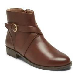 Outlet Rockport Women'S Vicky Bootie Saddle Lthr