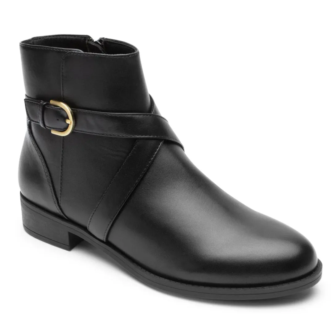 Fashion Rockport Women'S Vicky Bootie Black Lthr
