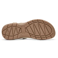 Fashion Rockport Women'S Xcs Trail Tech Washable Strappy Sandal White/Vanilla