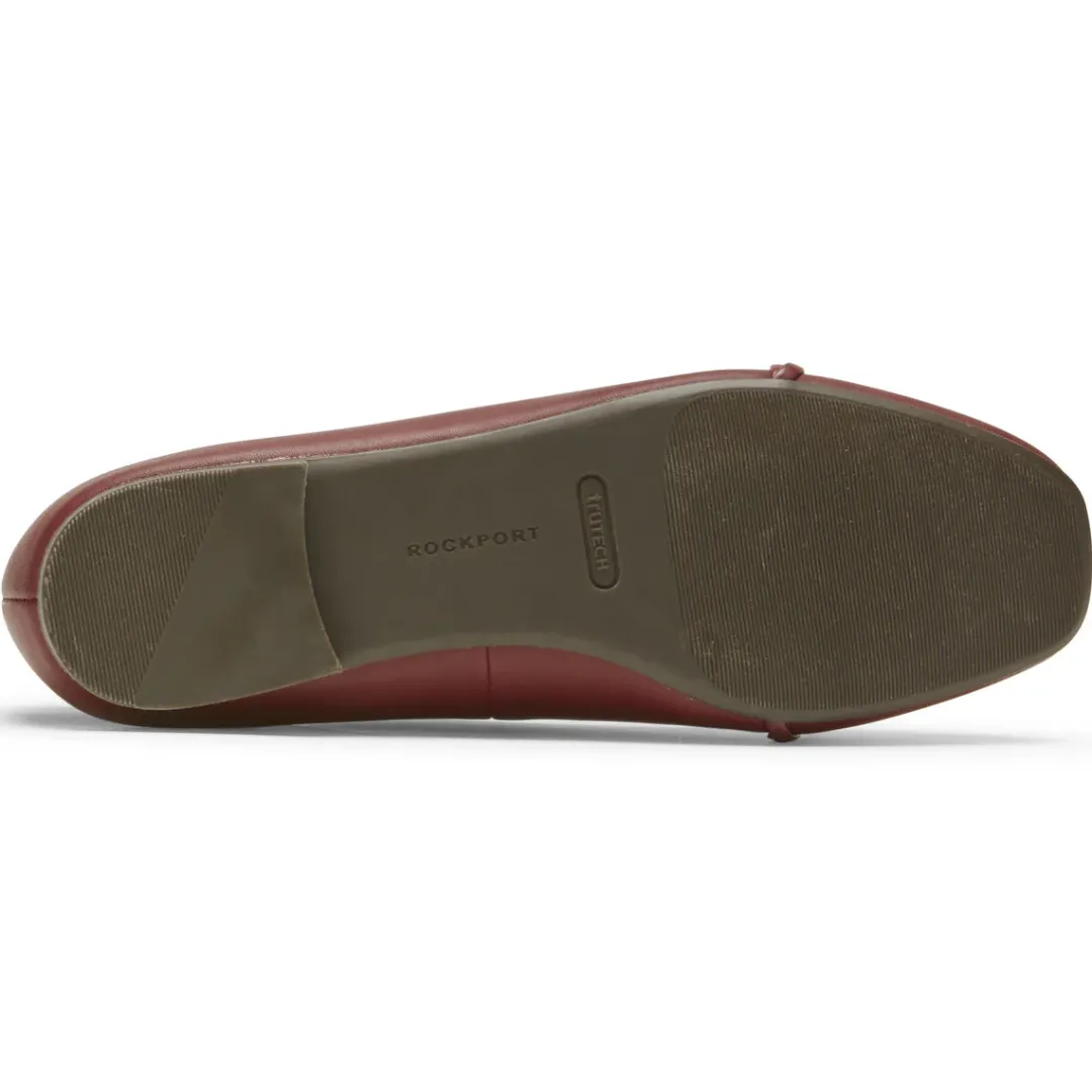 Online Rockport Women'S Zoie Chain Ballet Flat Tawny Port Lthr